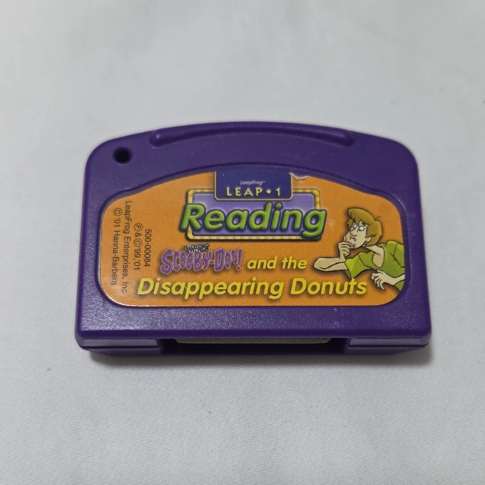 LeapFrog LeapPad Plus Writing W/ Scooby-Doo Reading Book & Cartridge 2001 Tested